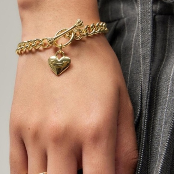 Urban Outfitters x Juicy Couture Heart Bracelet - Picture 1 of 4